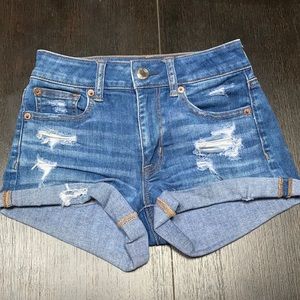 Women’s jean shorts.